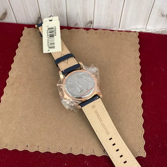 Fossil Chronograph Rose Gold & Stainless Watch